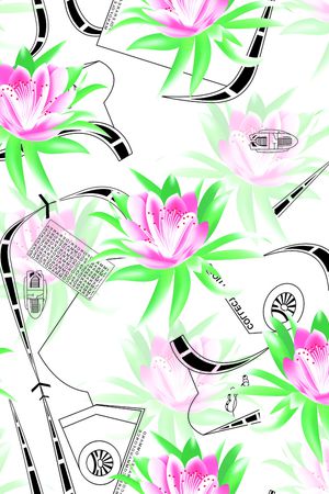 古典花纹印花华亿平台图片