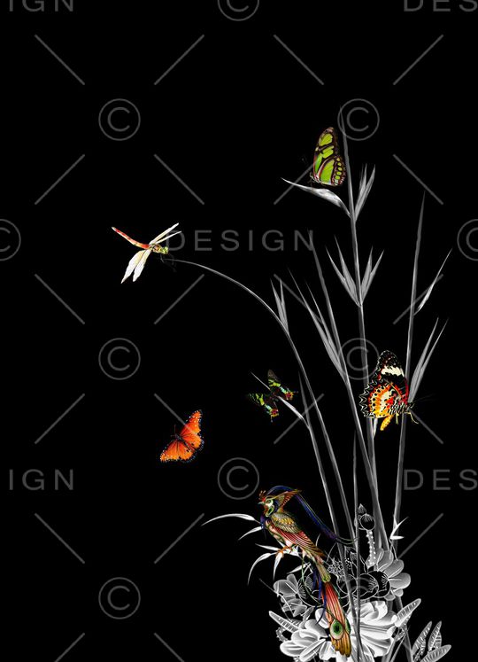 鸟印花华亿平台图片