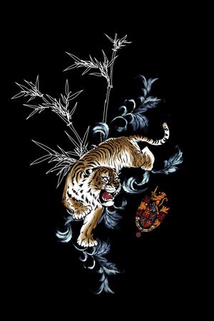 老虎印花华亿平台图片