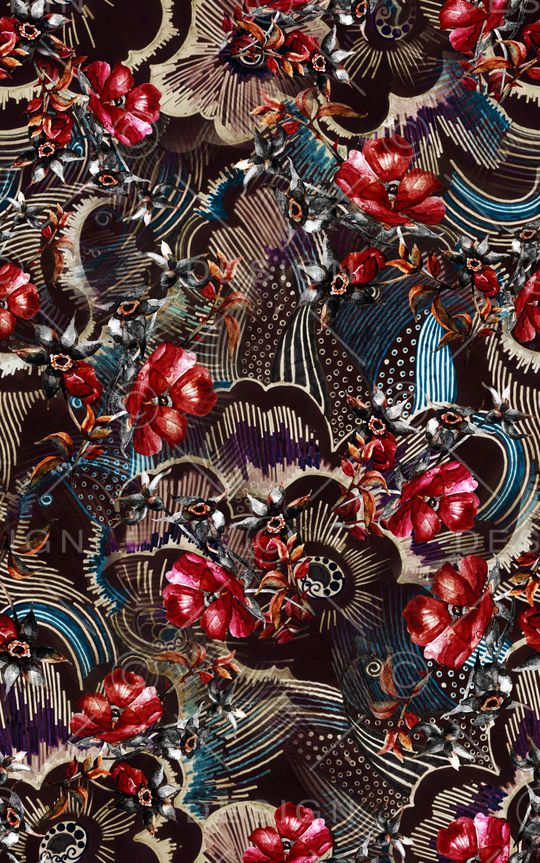 民族风印花华亿平台图片