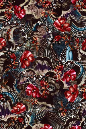 民族风印花华亿平台图片