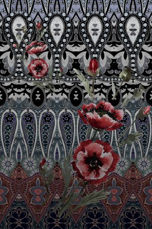 民族风印花华亿平台图片