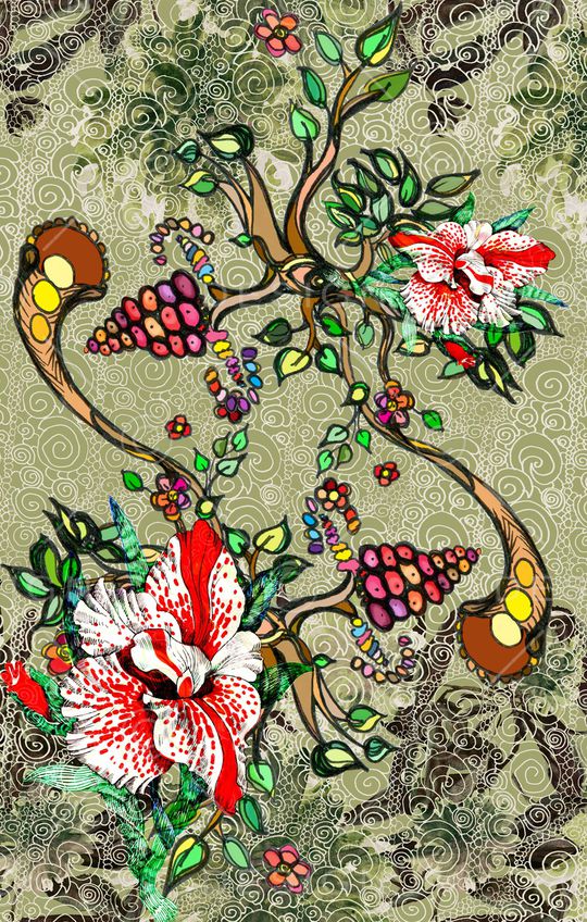 民族风印花华亿平台图片