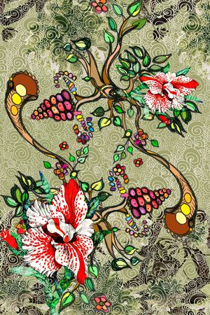 民族风印花华亿平台图片