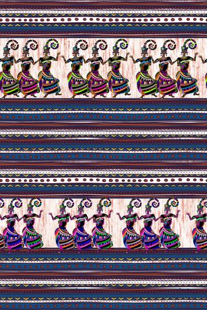 条纹印花华亿平台图片