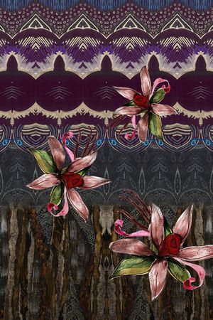 民族风印花华亿平台图片