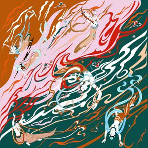 方巾印花华亿平台图片