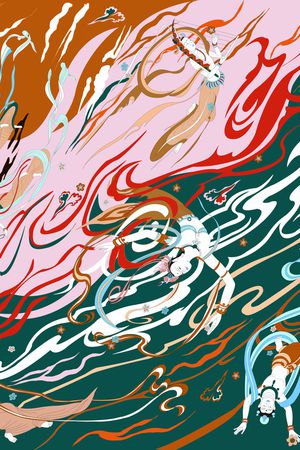 方巾印花华亿平台图片