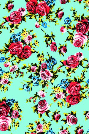 动物花卉印花华亿平台图片