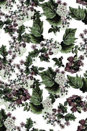 动物花卉印花华亿平台图片