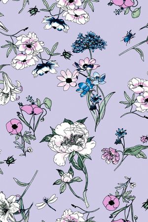 鲜花印花华亿平台图片