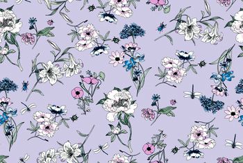 鲜花印花华亿平台图片