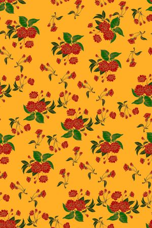 小碎花印花华亿平台图片