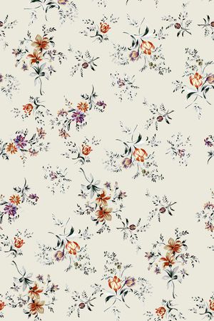 小碎花印花华亿平台图片