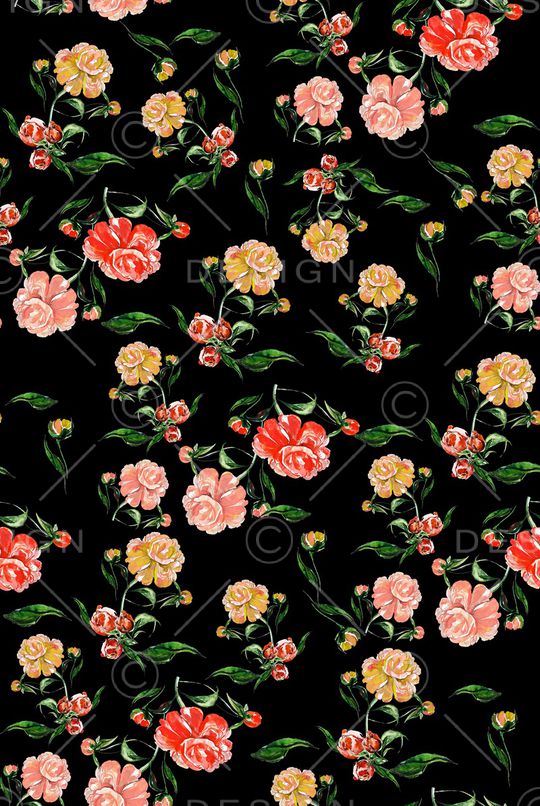 小碎花印花华亿平台图片