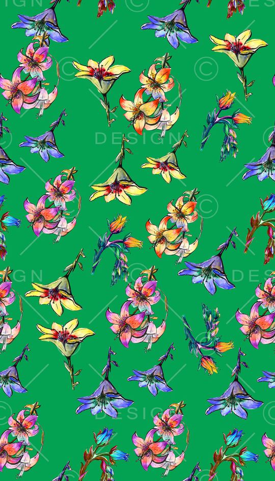 小碎花印花华亿平台图片