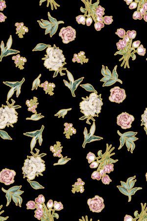 小碎花印花华亿平台图片