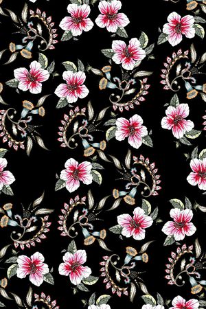 小碎花印花华亿平台图片