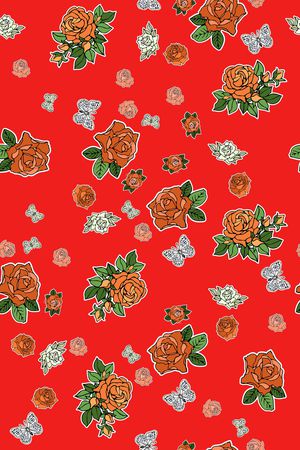 小碎花印花华亿平台图片