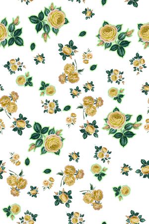 小碎花印花华亿平台图片