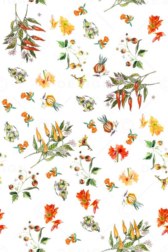 小碎花印花华亿平台图片