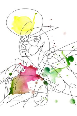 条纹印花华亿平台图片