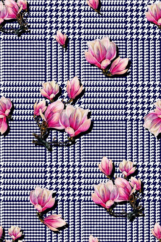 格子印花华亿平台图片