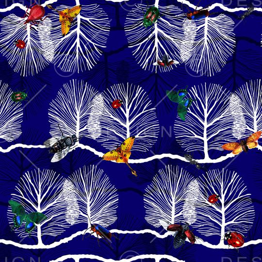 昆虫印花华亿平台图片