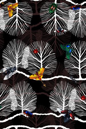 昆虫印花华亿平台图片