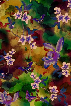 香云纱印花华亿平台图片