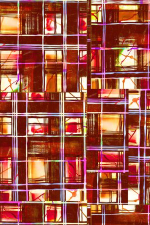 格子印花华亿平台图片