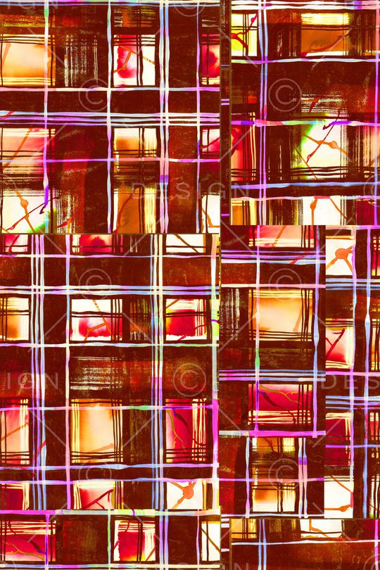 格子印花华亿平台图片