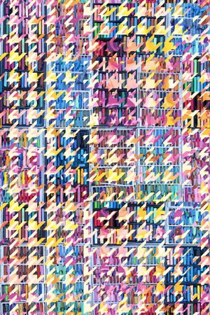 格子印花华亿平台图片