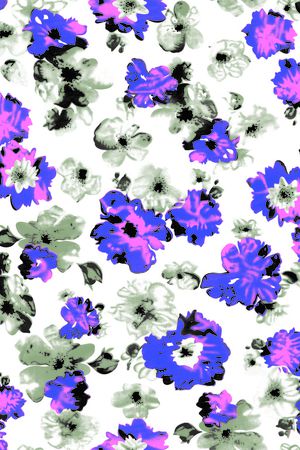 鲜花印花华亿平台图片