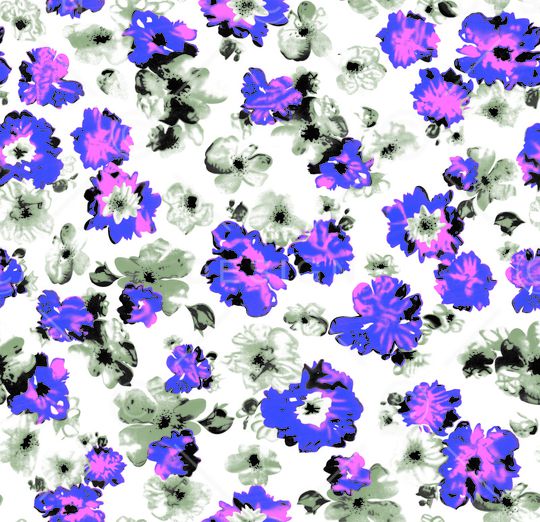 鲜花印花华亿平台图片