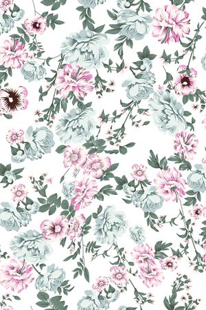 鲜花印花华亿平台图片