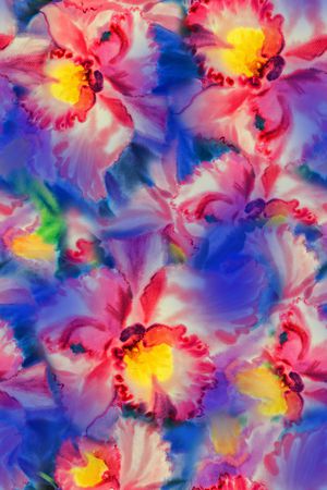 中老年华亿平台印花华亿平台图片