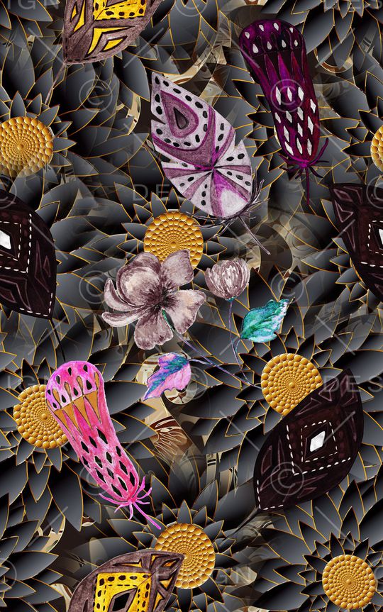 民族风印花华亿平台图片