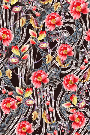 民族风印花华亿平台图片