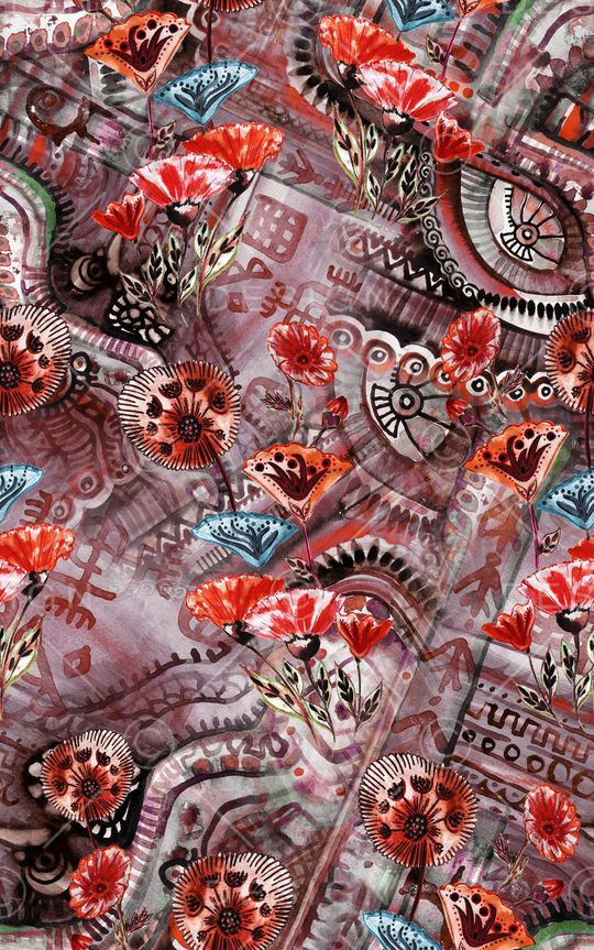 民族风印花华亿平台图片