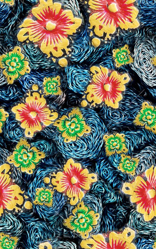 民族风印花华亿平台图片