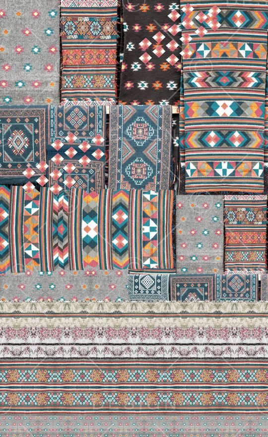 民族风印花华亿平台图片