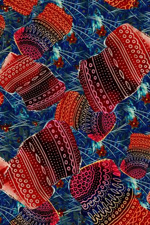 民族风印花华亿平台图片