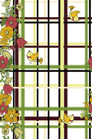 格子印花华亿平台图片