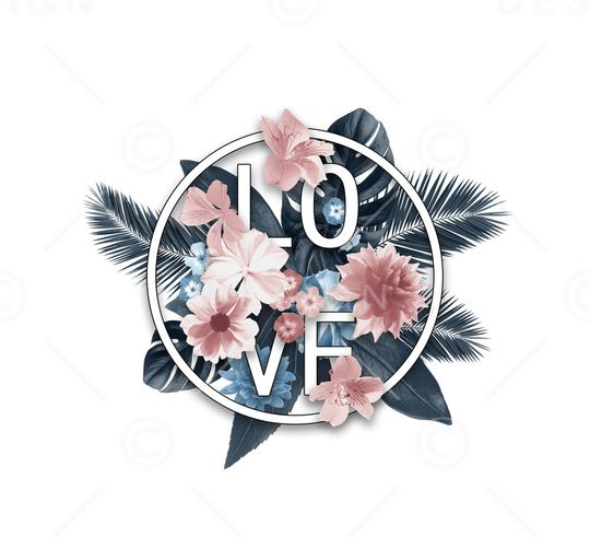 大花卉印花华亿平台图片