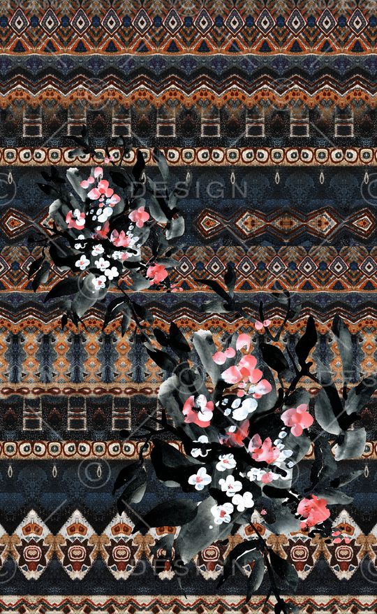 民族风印花华亿平台图片