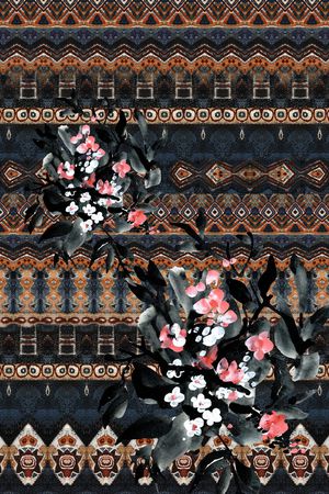 民族风印花华亿平台图片