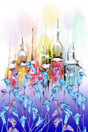 时尚潮流印花华亿平台图片