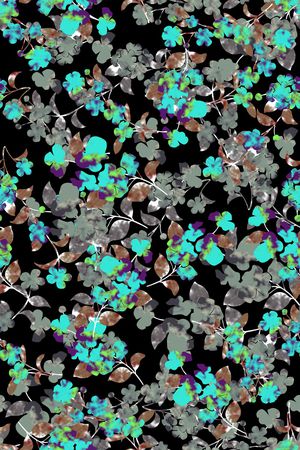 小碎花印花华亿平台图片