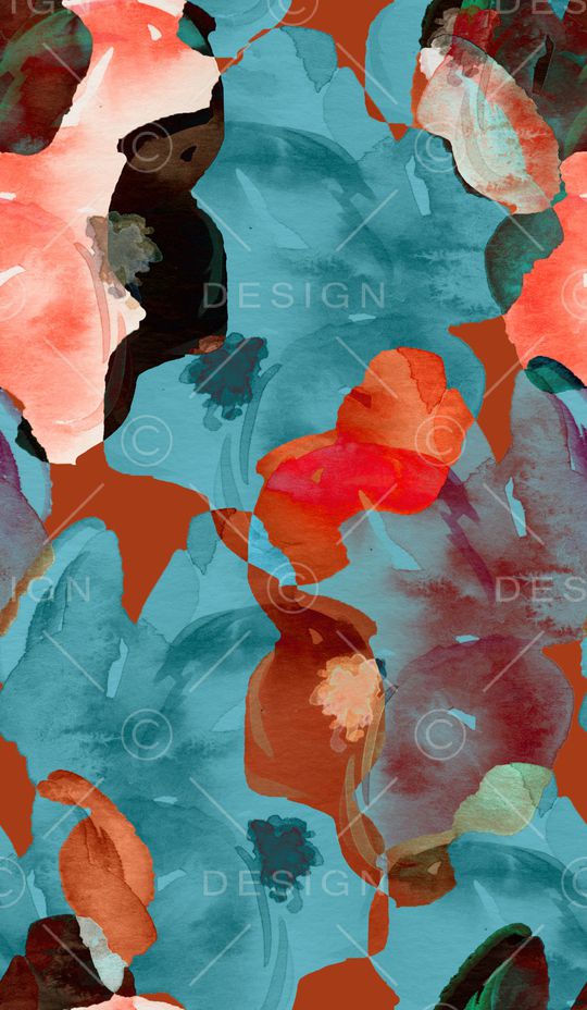 彩底花卉印花华亿平台图片